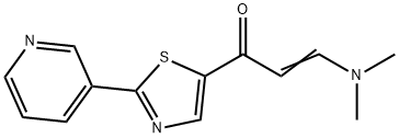 (2E)-3-(dimethylamino)-1-[2-(pyridin-3-yl)-1,3-thiazol-5-yl]prop-2-en-1-one Structure