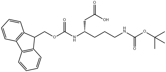 FMoc-β-Lys(Boc)-OH Struktur