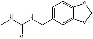 1-[(2H-1,3-benzodioxol-5-yl)methyl]-3-methylurea Struktur