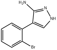 4-(2-bromophenyl)-1H-pyrazol-5-amine Struktur