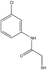 N-(3-chlorophenyl)-2-sulfanylacetamide Struktur