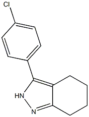 3-(4-chlorophenyl)-4,5,6,7-tetrahydro-2H-indazole Struktur