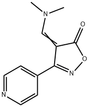 (4Z)-4-[(dimethylamino)methylidene]-3-(pyridin-4-yl)-4,5-dihydro-1,2-oxazol-5-one Struktur