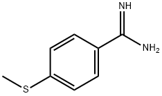 4-(methylthio)benzenecarboximidamide(SALTDATA: HCl) Struktur