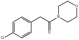 Ethanethione, 2-(4-chlorophenyl)-1-(4-Morpholinyl)- Struktur