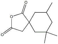 7,7,9-trimethyl-2-oxaspiro[4.5]decane-1,3-dione Struktur