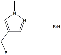 4-(broMoMethyl)-1-Methyl-1H-Pyrazole hydrobroMide 1-Methyl-, MonohydrobroMide Struktur