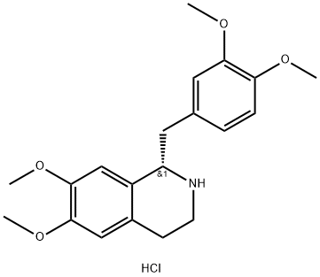 (1S)-1-[(3,4-dimethoxyphenyl)methyl]-6,7-dimethoxy-1,2,3,4-tetrahydroisoquinoline hydrochloride