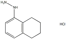 (5,6,7,8-tetrahydronaphthalen-1-yl)hydrazine hydrochloride Struktur