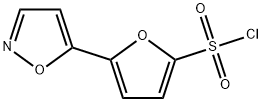 2-Furansulfonylchloride,5-(5-isoxazolyl)-(9CI) Struktur