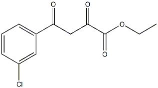 Benzenebutanoic acid, 3-chloro-.alpha.,.gaMMa.-dioxo-, ethyl est Struktur