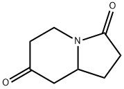 Hexahydro-3,7-indolizinedione Struktur