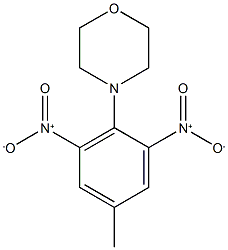 4-(4-methyl-2,6-dinitrophenyl)morpholine Struktur