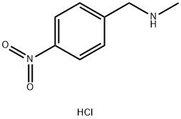 N-Methyl-1-(4-nitrophenyl)methanamine hydrochloride Struktur