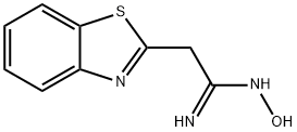 2-Benzothiazoleethanimidamide,N-hydroxy-(9CI) Struktur