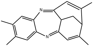 5,6,12,17-tetramethyl-2,9-diazatetracyclo[11.2.2.0~3,8~.0~10,15~]heptadeca-1,3(8),4,6,9,11,16-heptaene Struktur