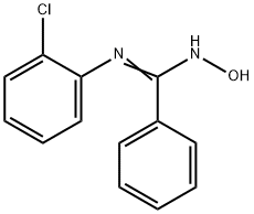 (Z)-N-(2-chlorophenyl)-N'-hydroxybenzenecarboximidamide Struktur