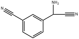 3-[amino(cyano)methyl]benzonitrile Struktur