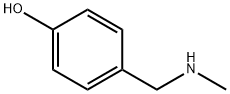 4-[(methylamino)methyl]phenol Struktur