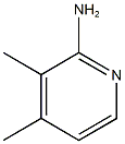 3,4-Dimethyl-2-pyridinamine Structure