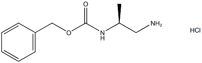 S-2-N-CBZ-propane-1,2-diamine-HCl Struktur