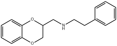 (2,3-dihydro-1,4-benzodioxin-2-ylmethyl)(2-phenylethyl)amine Struktur