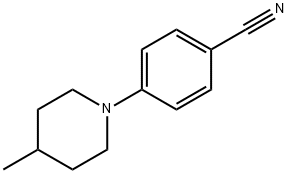 4-(4-methylpiperidin-1-yl)benzonitrile Struktur