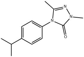 1,3-dimethyl-4-[4-(propan-2-yl)phenyl]-4,5-dihydro-1H-1,2,4-triazol-5-one Struktur