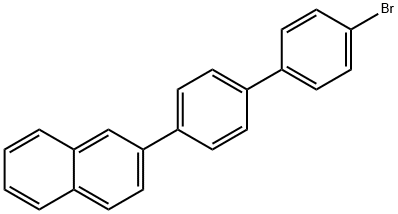 4-bromo-4'-(naphthalen-2-yl)-1,1'-biphenyl Struktur