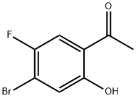 1-(4-bromo-5-fluoro-2-hydroxyphenyl)ethanone Struktur