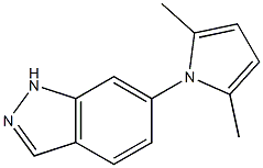 6-(2,5-dimethyl-1H-pyrrol-1-yl)-1H-indazole Struktur