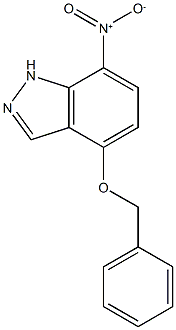 4-(benzyloxy)-7-nitro-1H-indazole Struktur