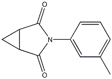 3-(3-methylphenyl)-3-azabicyclo[3.1.0]hexane-2,4-dione Struktur