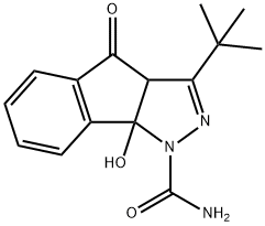 13,4-Diaza-5-(tert-butyl)-2-hydroxy-7-oxotricyclo[6.4.0.0<2,6>]dodeca-1(8),4,9,11-tetraene-3-carboxamide Struktur