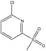 2-chloro-6-(methylsulfonyl)pyridine Struktur