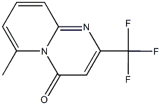 6-methyl-2-(trifluoromethyl)-4H-pyrido[1,2-a]pyrimidin-4-one Struktur