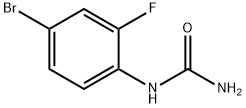 1-(4-BroMo-2-fluorophenyl)urea Struktur