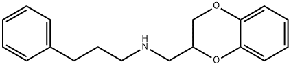 (2,3-dihydro-1,4-benzodioxin-2-ylmethyl)(3-phenylpropyl)amine Struktur