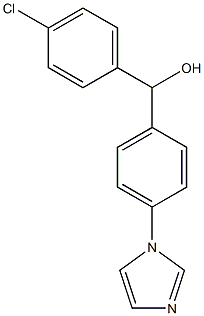 (4-chlorophenyl)[4-(1H-imidazol-1-yl)phenyl]methanol Struktur