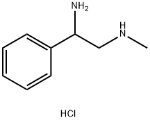 (2-amino-2-phenylethyl)(methyl)amine dihydrochloride Struktur