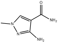 1H-Pyrazole-4-carboxamide,3-amino-1-methyl-(9CI) Struktur