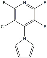 3-chloro-2,5,6-trifluoro-4-(1H-pyrrol-1-yl)pyridine Struktur