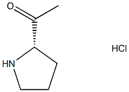 ProCH3, HCl                                        Ethanone, 1-(2-pyrrolidinyl)-, (S)- (9CI) Hydrochloride Struktur