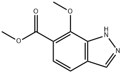 Methyl7-Methoxy-1H-indazole-6-carboxylate Struktur