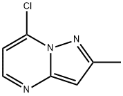 7-CHLORO-2-METHYLPYRAZOLO[1,5-A]PYRIMIDINE Struktur