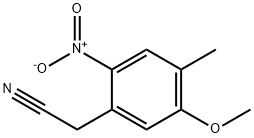 2-(5-methoxy-4-methyl-2-nitrophenyl)acetonitrile Struktur