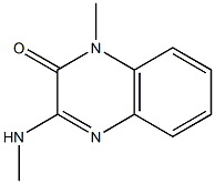 2(1H)-Quinoxalinone,1-methyl-3-methylamino-(6CI) Struktur