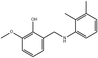 2-{[(2,3-dimethylphenyl)amino]methyl}-6-methoxyphenol Struktur