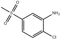 2-chloro-5-methanesulfonylaniline Struktur