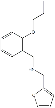 [(furan-2-yl)methyl][(2-propoxyphenyl)methyl]amine Struktur